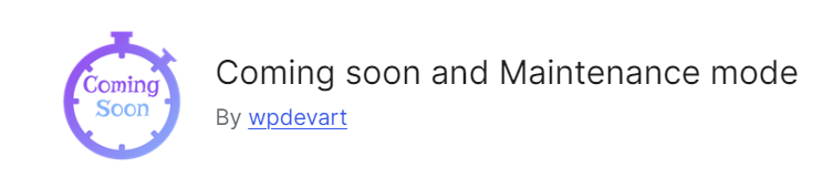 maintenance mode plugin