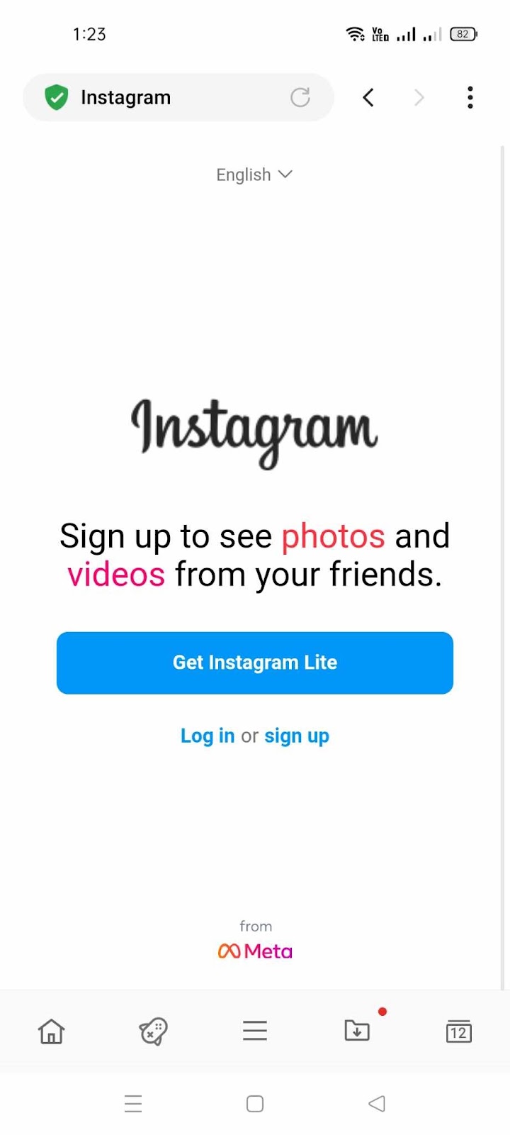 How to Fix Instagram Not Sending SMS Code - Launch in different Browser