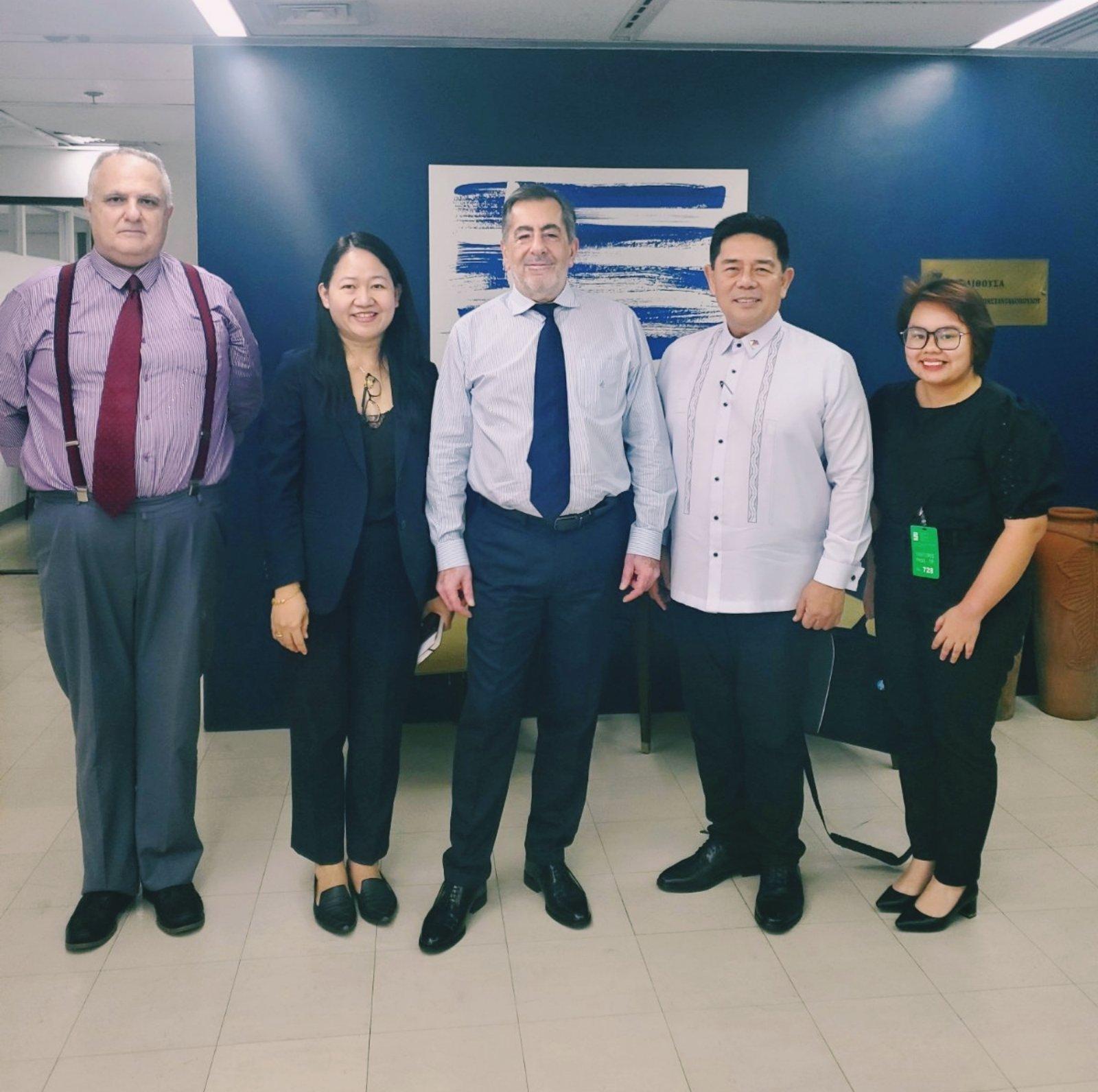 DFA Consular Assistant Secretary Meets with Greek Ambassador to