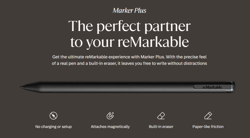 Marker Plus: The perfect partner to your ReMarkable