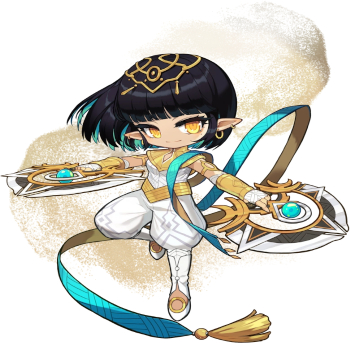 Promotional artwork of Khali from MapleStory.