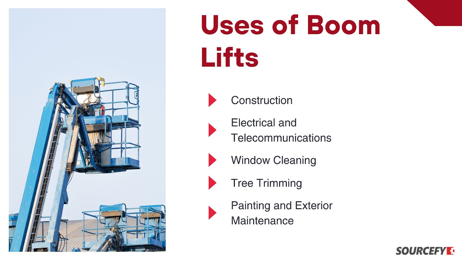 The Various Uses of Boom Lifts