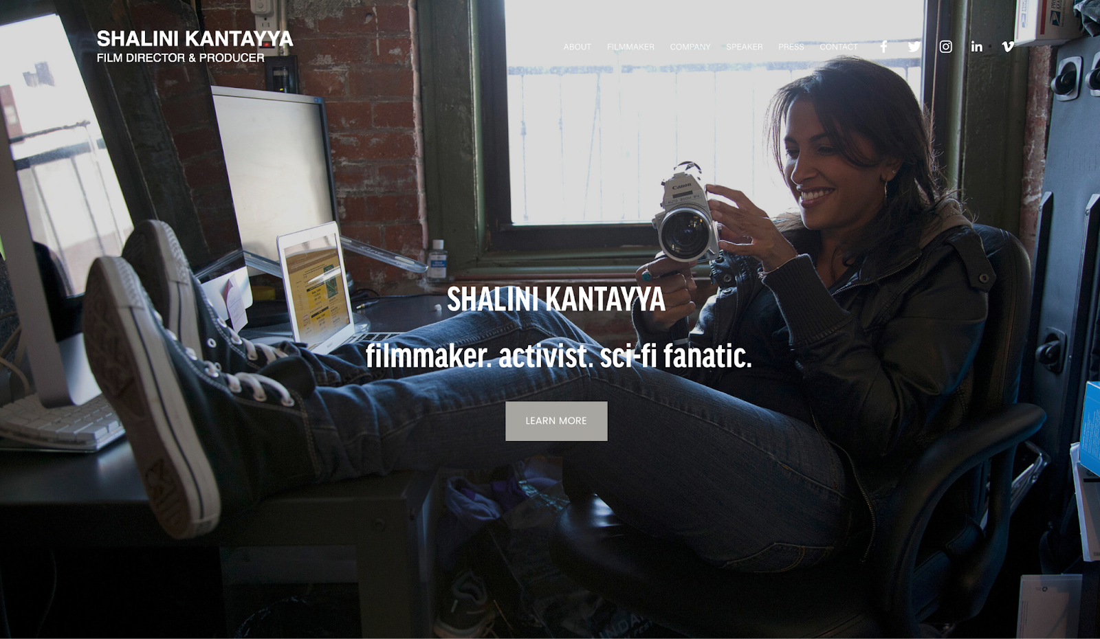 filmmaker website example, Shalini Kantayya