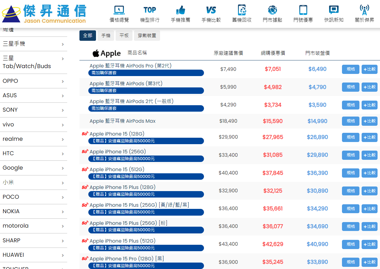 IPHONE哪裡買？從小到大買手機都到『傑昇通信』