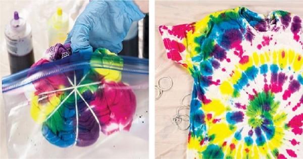 5 Langkah Membuat Tie Dye Shirt Mudah di Rumah | Popmama.com