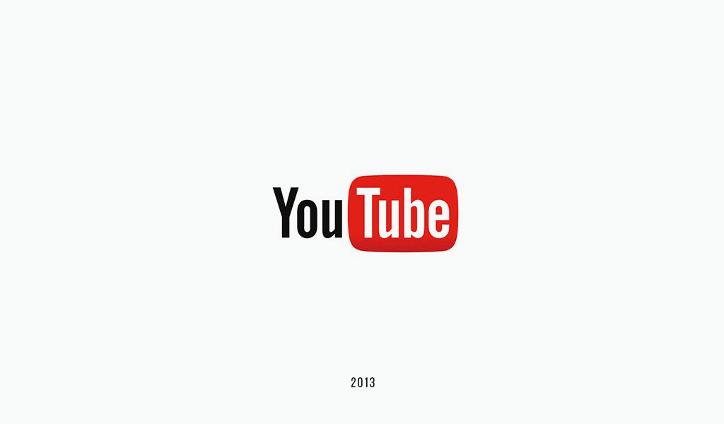 Le logo YouTube en 2013