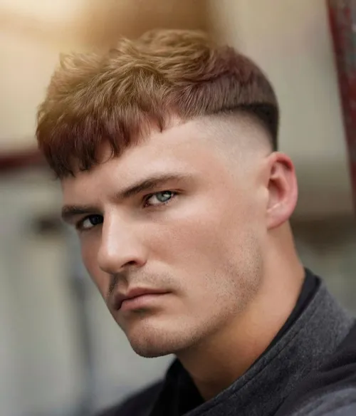 Picture showing a guy rocking the look with defined lines