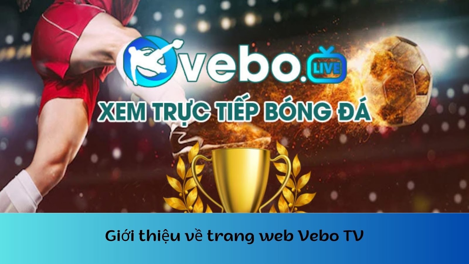 Trang web Vebo TV - Xem live bóng đá hấp dẫn miễn phí tại nhà