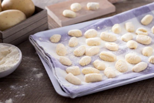 Gnocchi: Soft dumplings made from potatoes, flour, and eggs. They are often served with various sauces, such as tomato or gorgonzola.