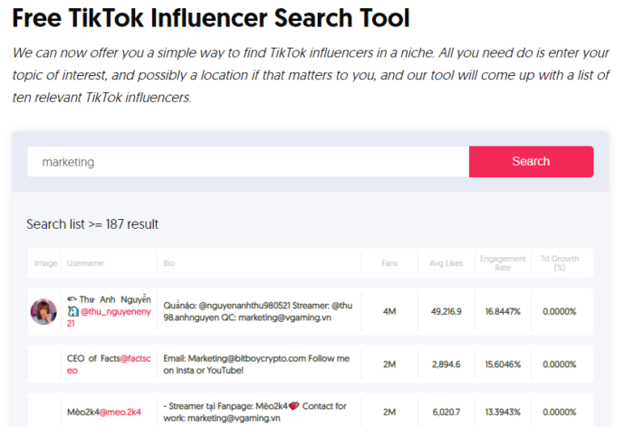 social media marketing tiktok influencers