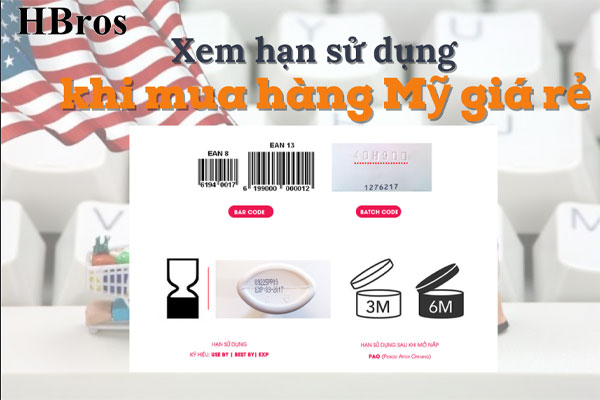 Cách kiểm tra hạn sử dụng khi mua hàng Mỹ giá rẻ