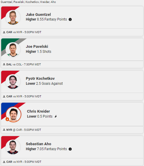 Underdog NHL Pick’em