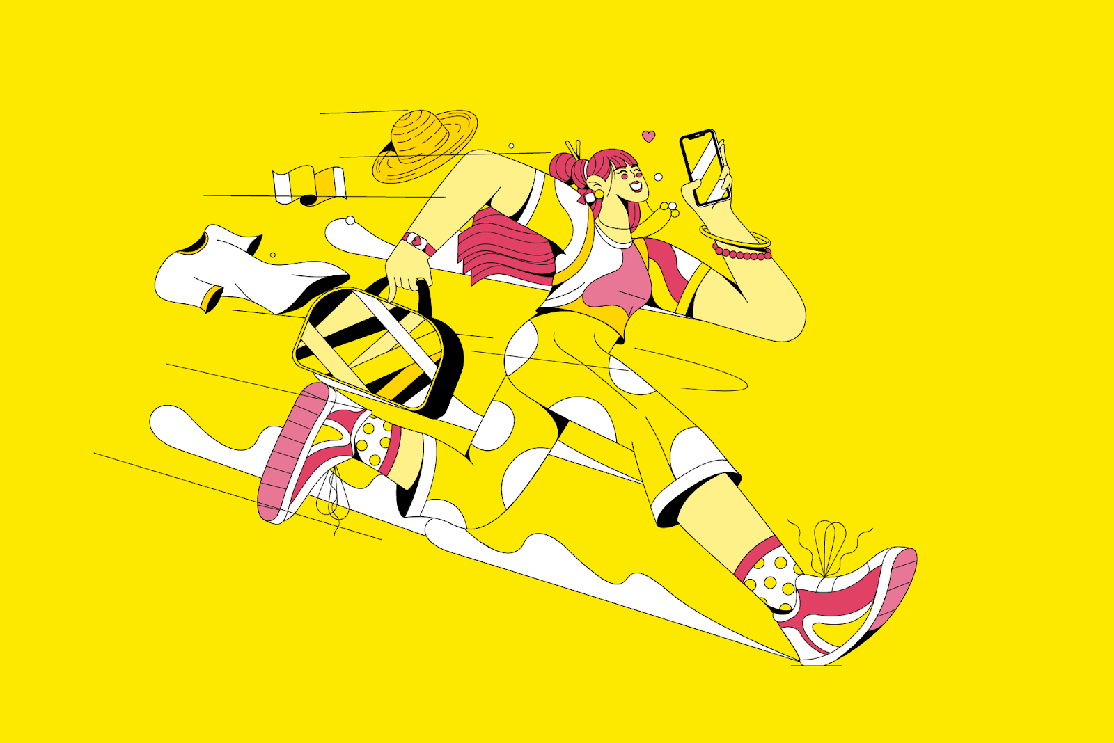 Artifact from the Scoot Airlines Illustration Showcase article on Abduzeedo