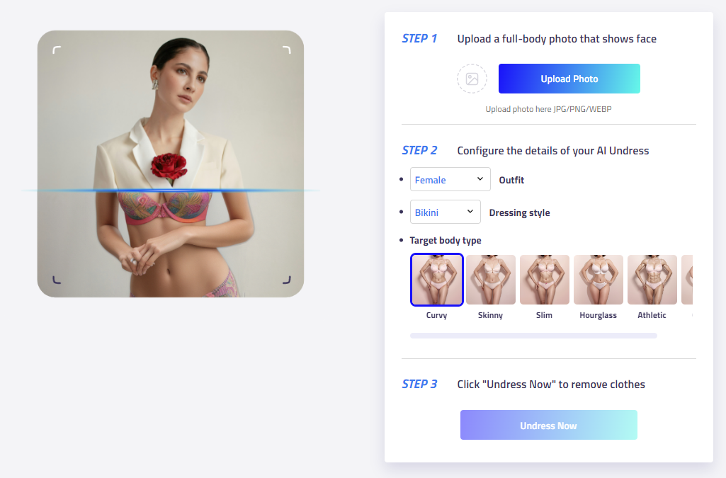 iSmartta Undress AI: Remove & Customize Any Celebrities Clothing