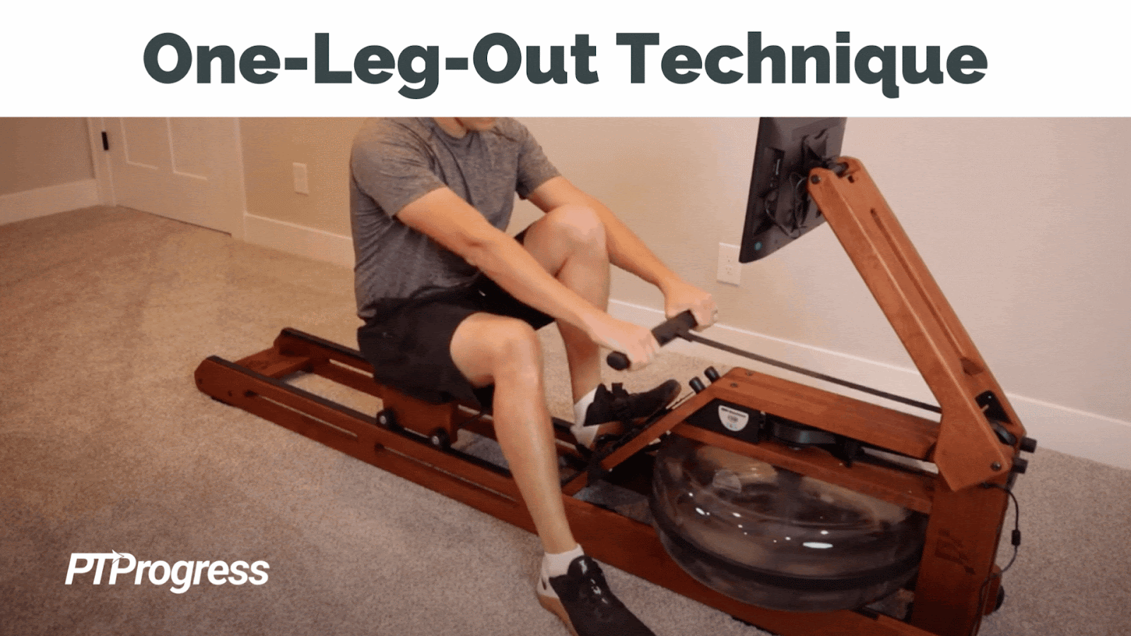 rowing with knee pain