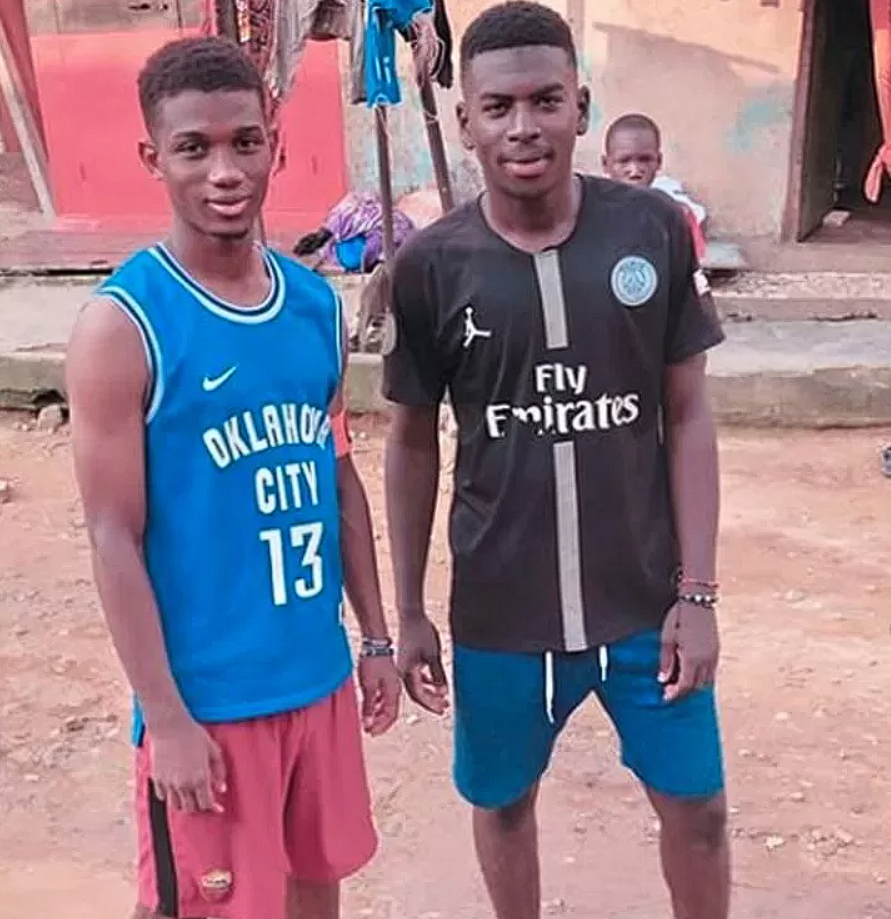 Amad Diallo and his alleged elder brother, Hamed Traore