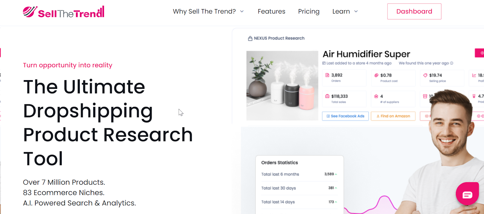 Sell the Trend: the ultimate dropshipping product research tool