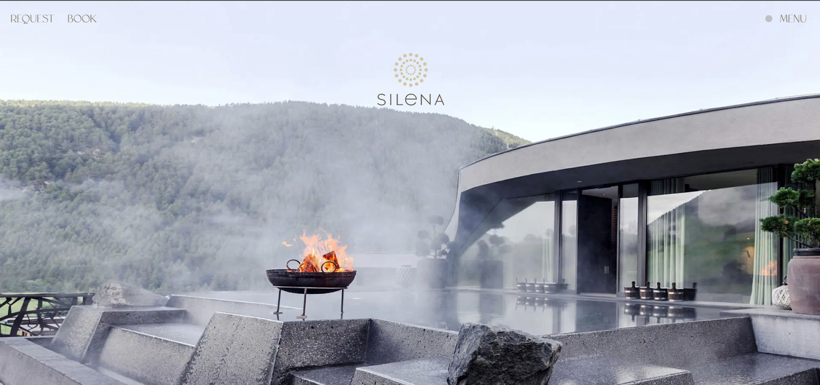 hotel website examples, Silena