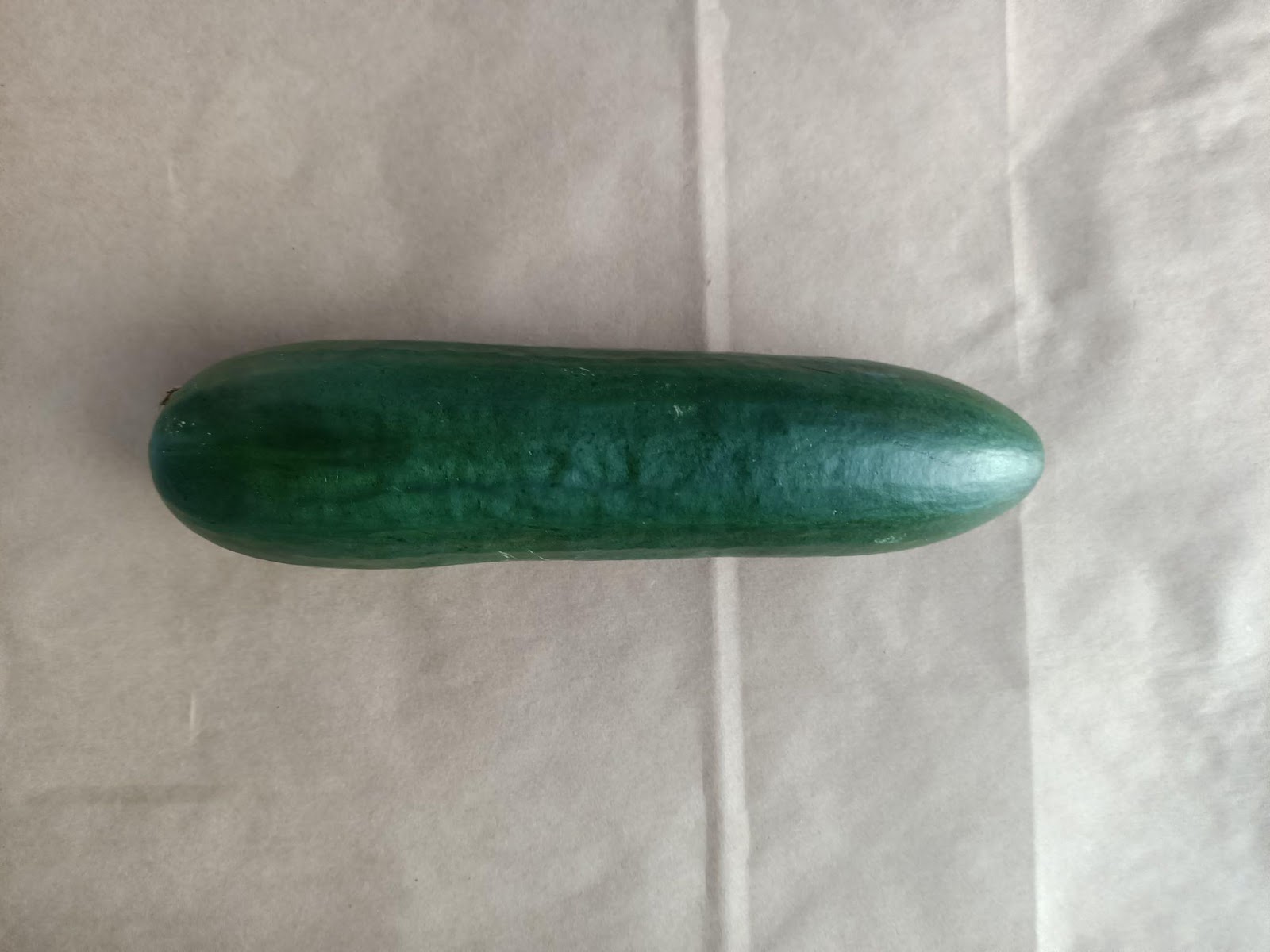 A green vegetable on a white surface

Description automatically generated