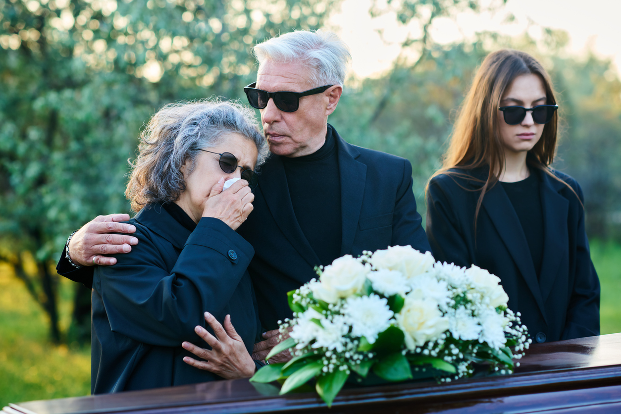 grieving seniors
