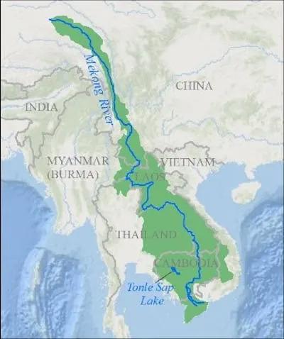 The lower Mekong River. <a href="https://www.usgs.gov/media/images/lower-mekong-river-basin-0" rel="nofollow noopener" target="_blank" data-ylk="slk:USGS;elm:context_link;itc:0" class="link ">USGS</a>