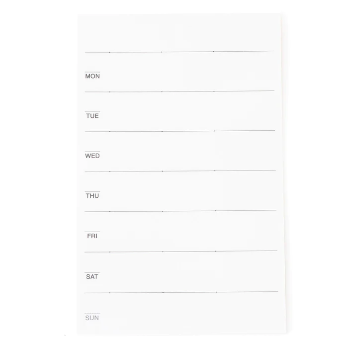 Muji Planner Sticky Note Sheets - Organize Your Schedule with Style