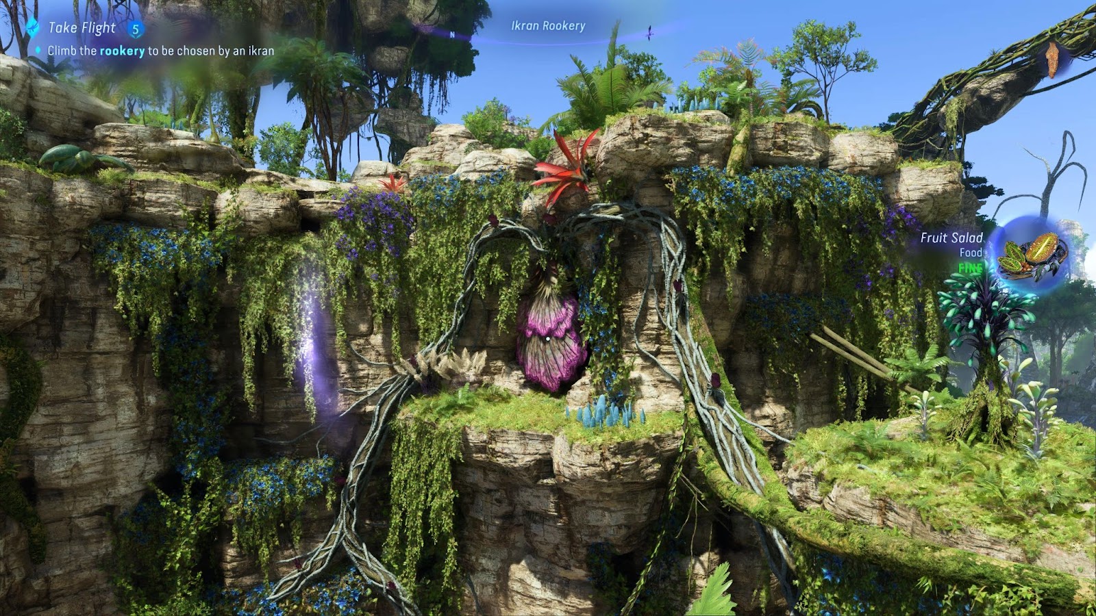 An in game screenshot of a Gateway Lily in Avatar: Frontiers of Pandora