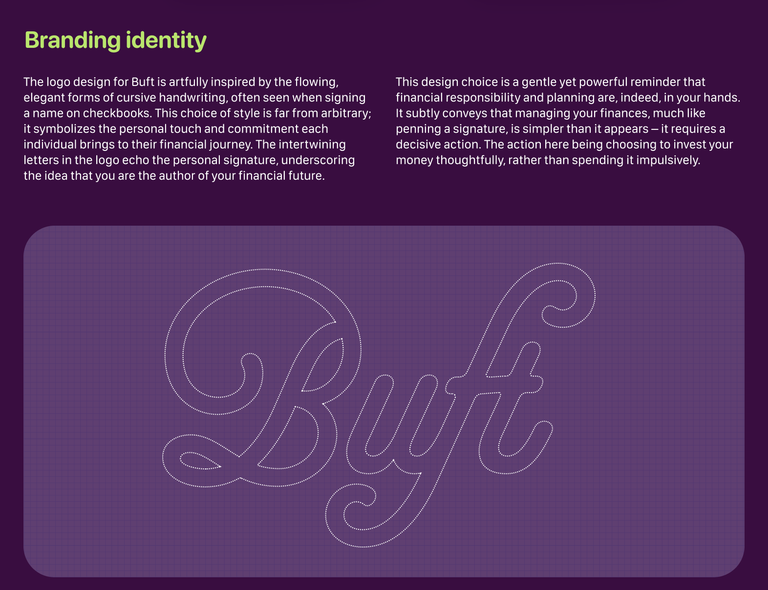 Artifact from Buft's Journey: Bridging Branding, UI/UX & SwiftUI article on Abduzeedo