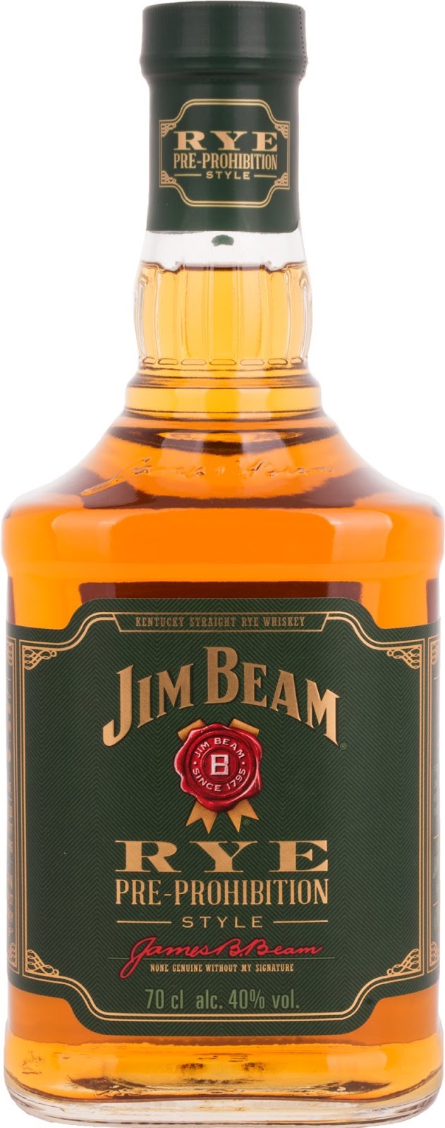 Whisky Bourbon Americano Jim Beam Rye, 700ml