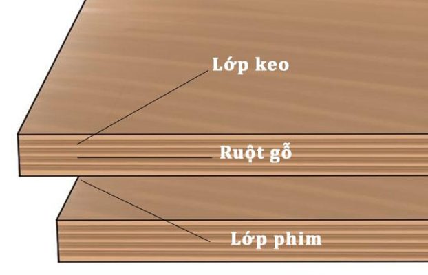 Cấu tạo ván ép phủ phim