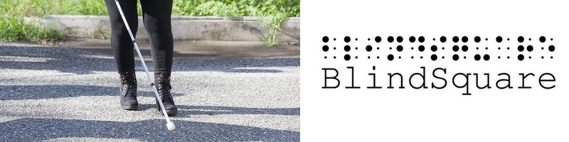 BlindSquare Logo, page header