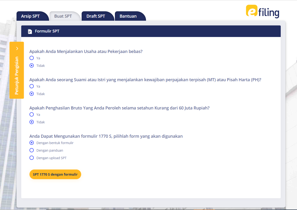 tutorial cara melapor SPT tahunan di DJP online