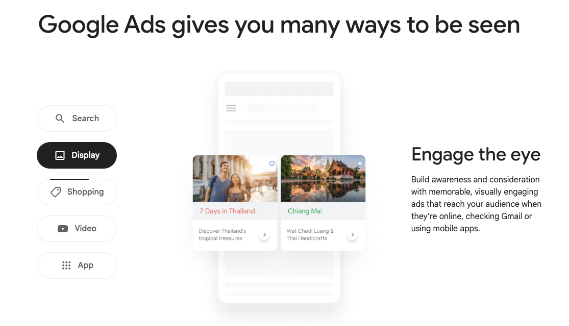Google Ads increases website engagement and builds awareness