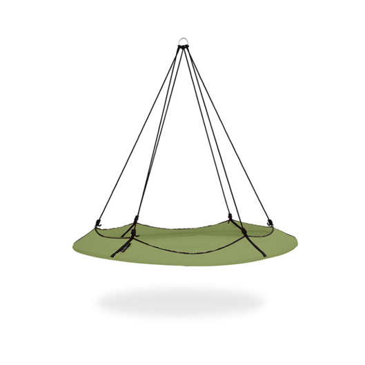 A Hangout Pod brand hammock product image, light green.