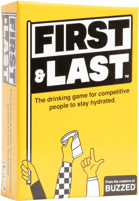 First & Last party game box