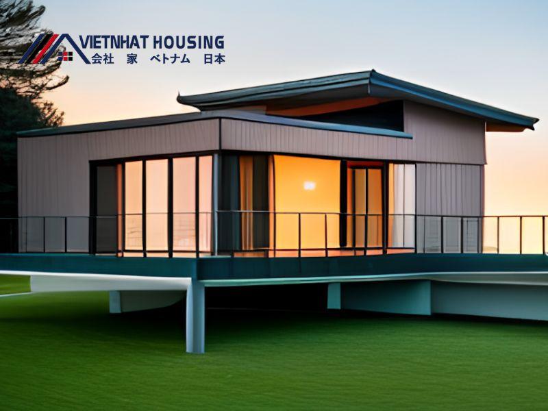 Mẫu nhà lắp ghép đẹp giá rẻ tại Việt Nhật Housing