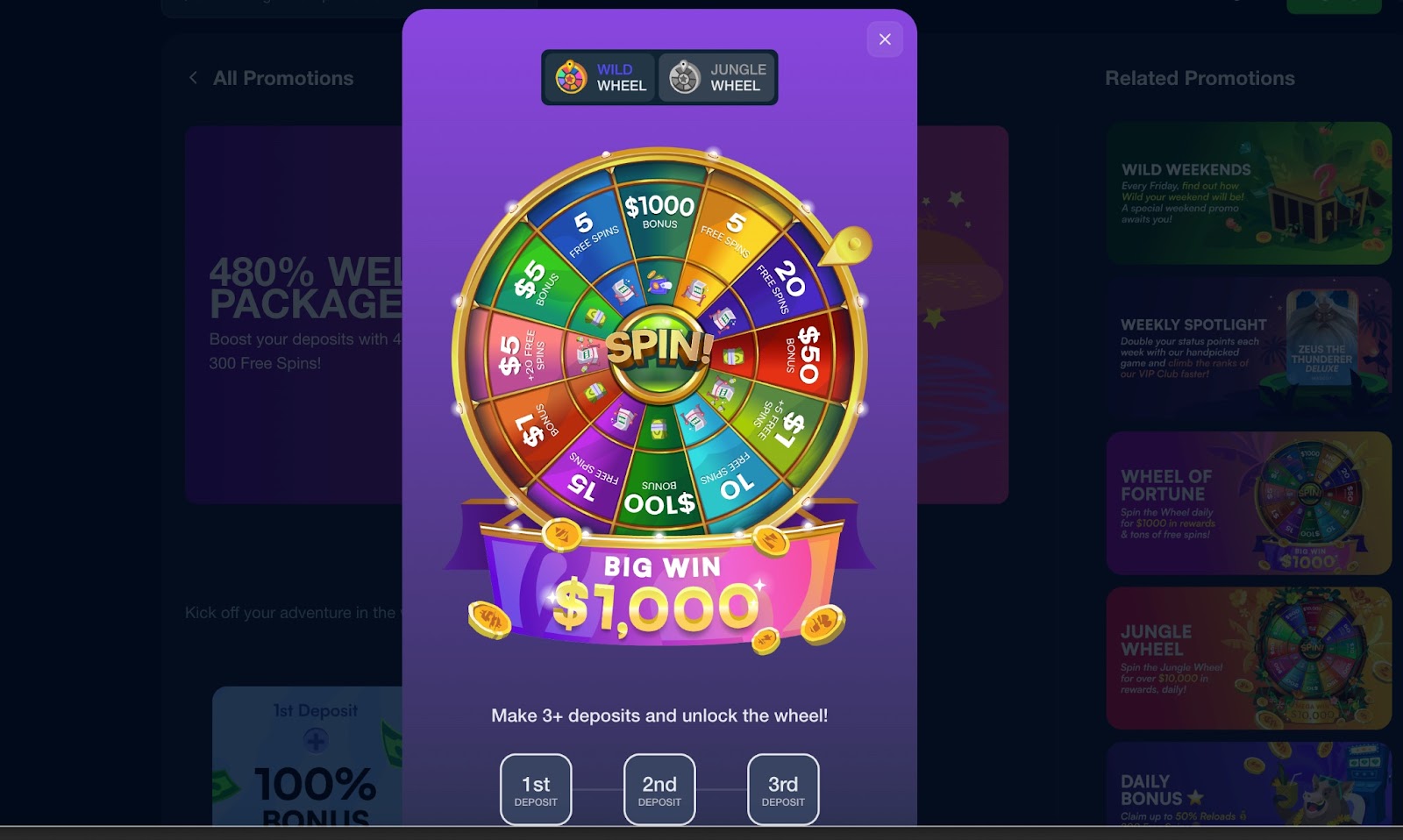 Su Wild.io ci sono numerose opportunità di divertimento per chi ama il casino