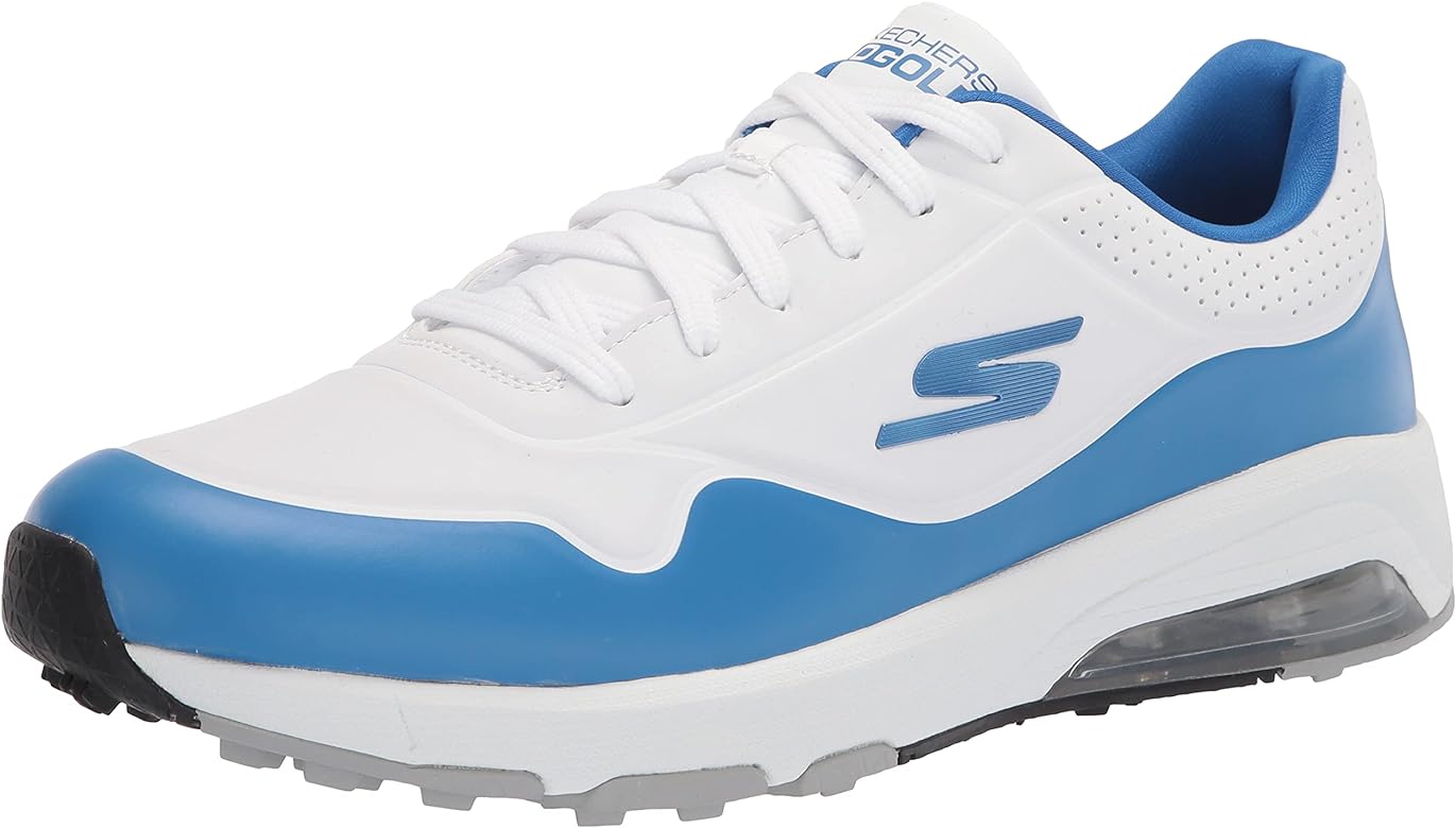 Skechers Men's Go Skech-Air Dos Relaxed Fit Golf Shoe, White/Blue, 7.5 :  Amazon.ca: Clothing, Shoes & Accessories