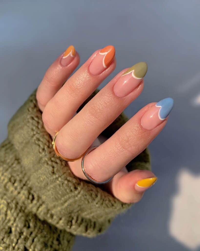 Wavy spring Nail Tips