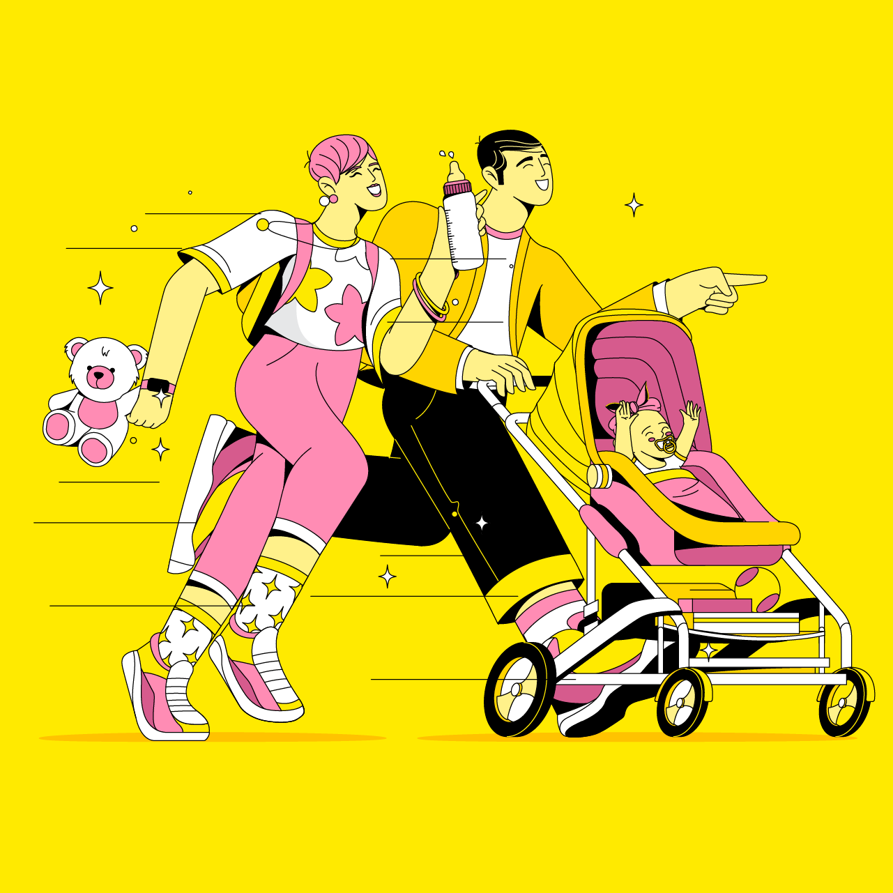 Artifact from the Scoot Airlines Illustration Showcase article on Abduzeedo