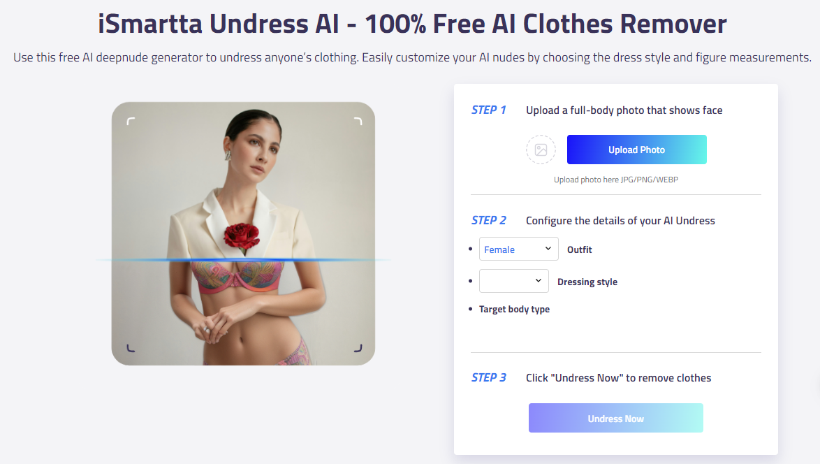 iSmartta Undress AI - Deepnude Taylor Swift AI Photos Generator