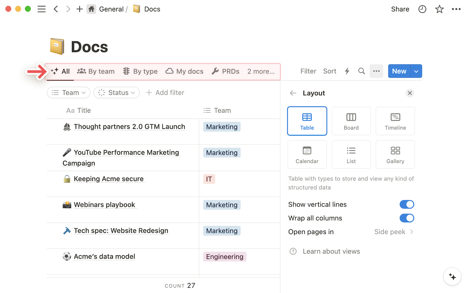  Documentation Capabilities for Notion