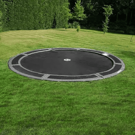An inground trampoline.