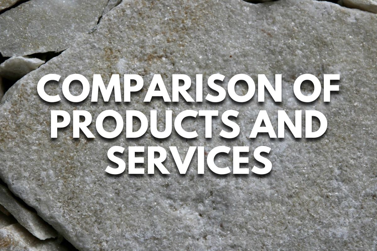 Comparison of Products and Services