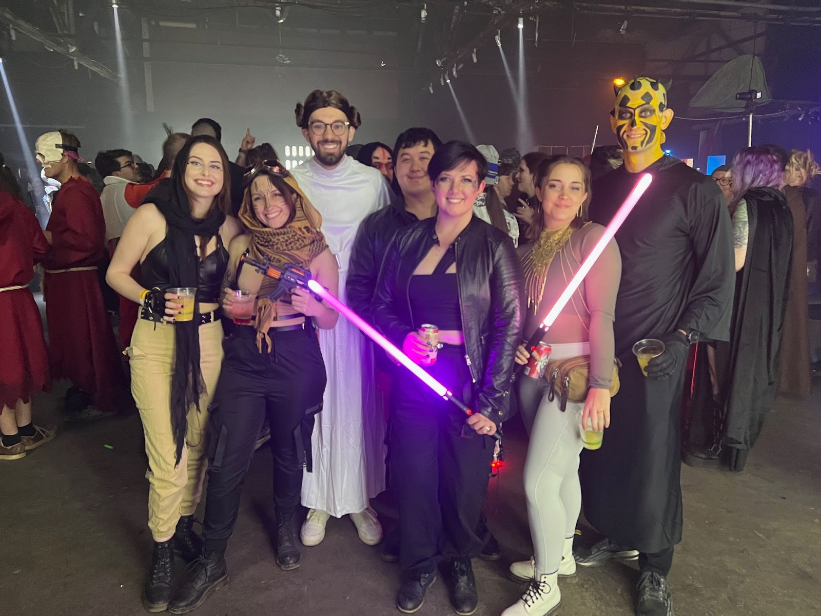 The annual Star Wars party in Detroit with my friends. 
