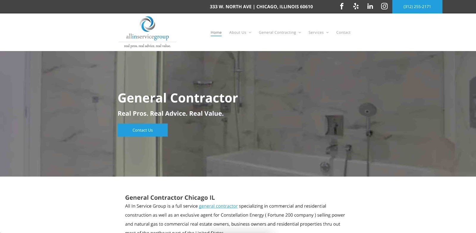 all in service group general contracting services
