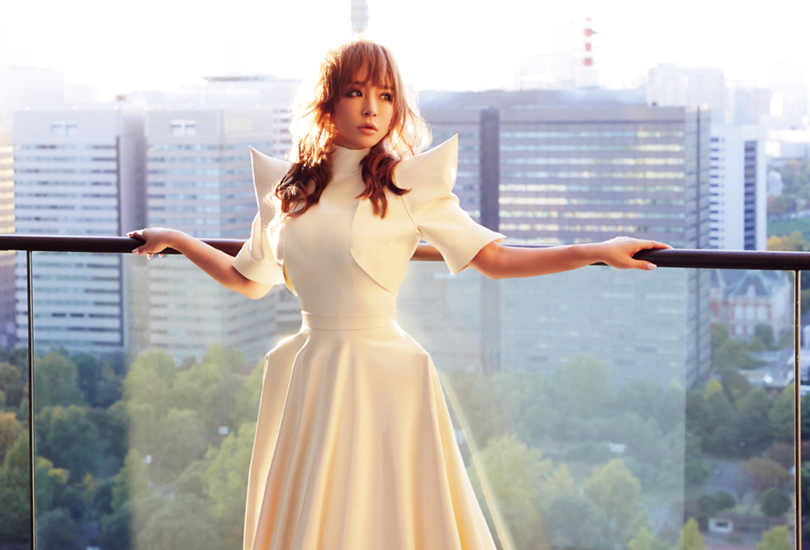 A shot of Ayumi Hamasaki from the photoshoot for 'Remember You'. Featuring Ayumi Hamasaki on the balcony of the Peninsula Suite of the Tokyo Peninsula Hotel in a white latex dress.

(Image credit: Image scanned by ohsixthirty and featured on fuckyeahayumihamasaki.tumblr.com)