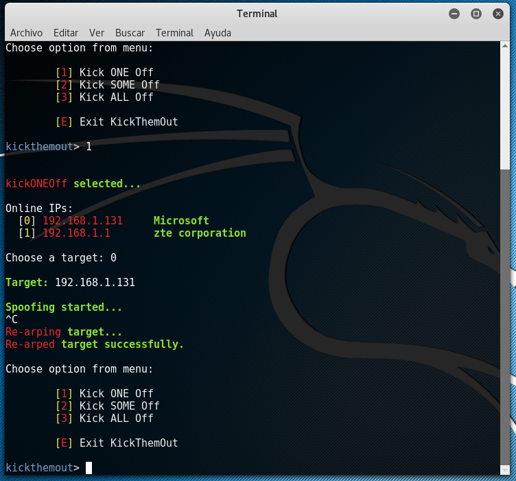 KickThemOut permite expulsar a todo intruso de tu red