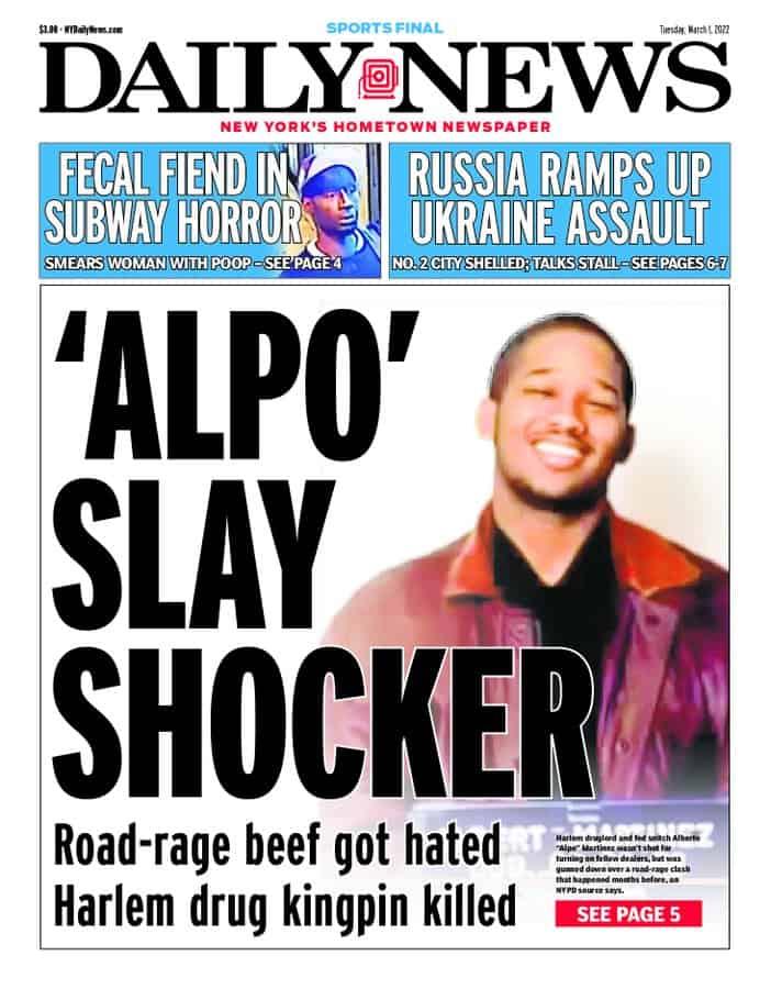 Alpo Makes the Front Page of Daily News | Yonkers Times