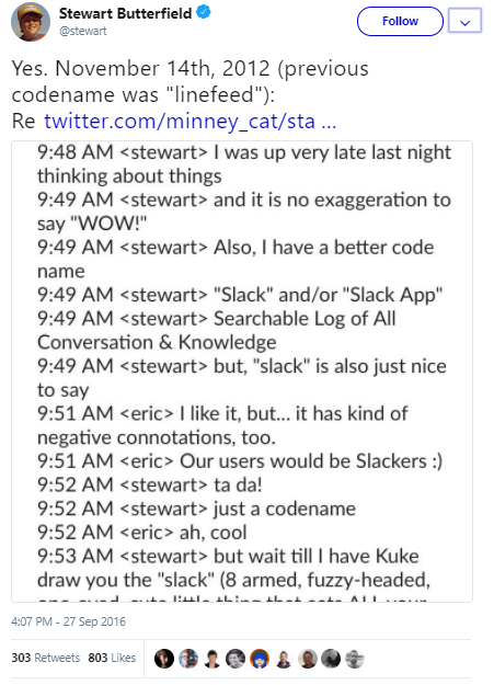 Slack name origin